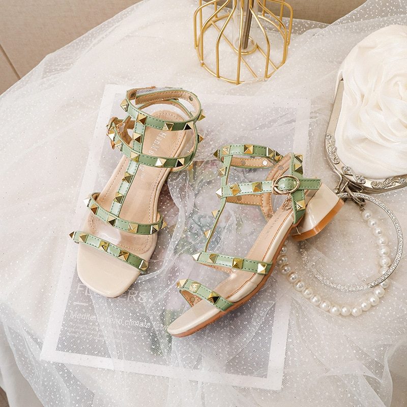 Claudia Piger Gladiator Sandal - Gylden