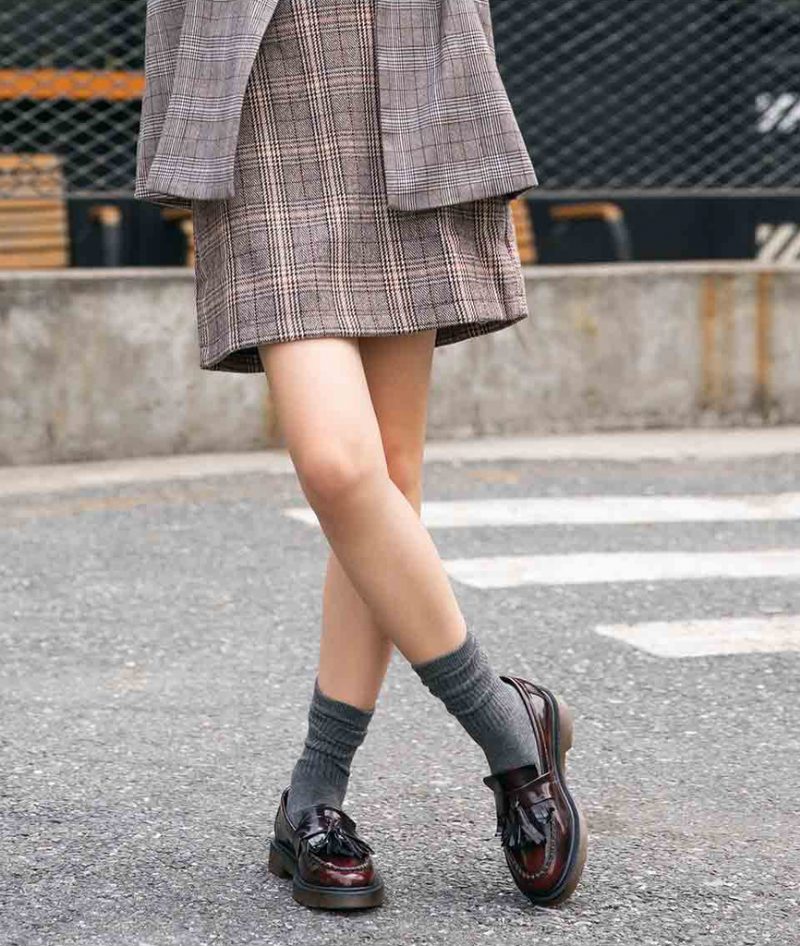 Claudy Flade Loafers Til Kvinder Med Platform - Sort