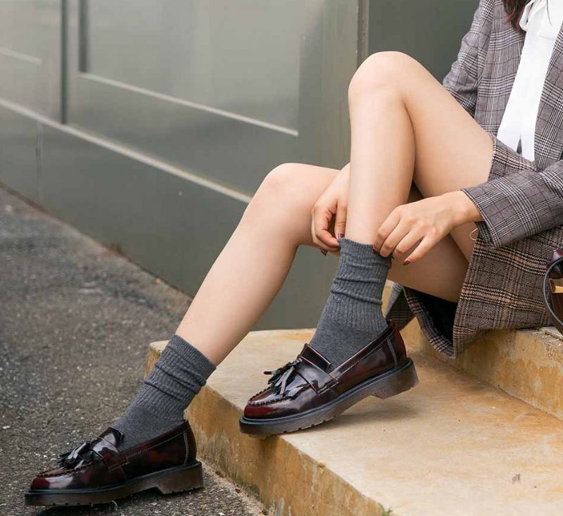 Claudy Flade Loafers Til Kvinder Med Platform - Sort