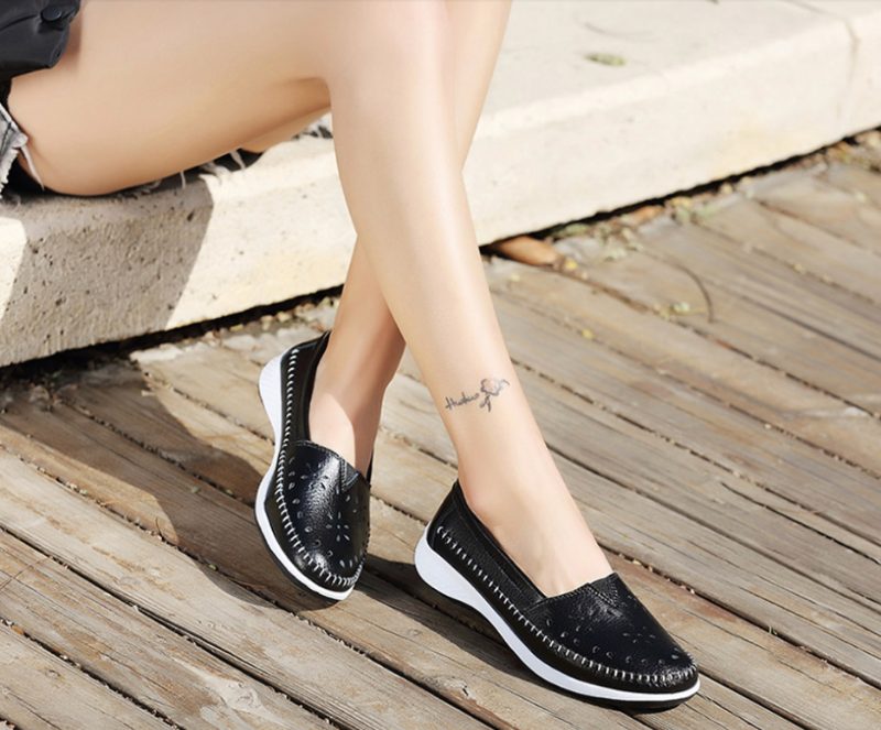 Clavelina Dame Loafers Sko - Blå