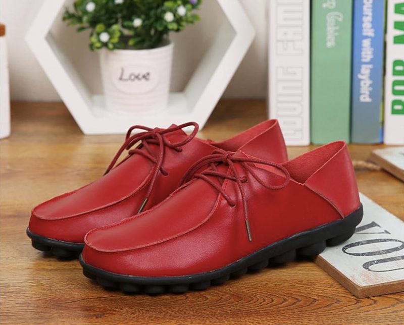 Clemencia Dame Loafer Sko - Rød