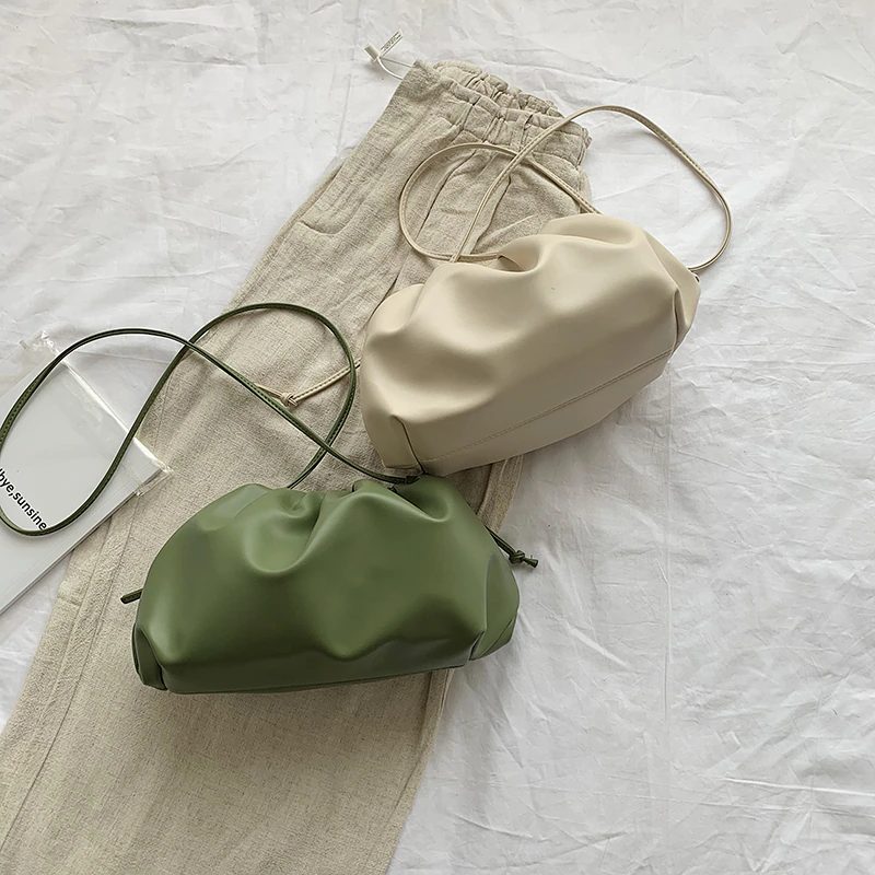 Cleo Crossbody-håndtaske I Læder Til Kvinder - Grøn