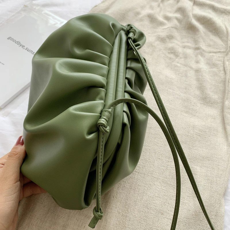 Cleo Crossbody-håndtaske I Læder Til Kvinder - Grøn