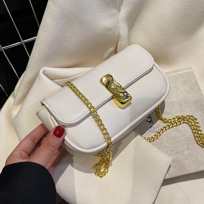 Cleo Læder Flap Crossbody Håndtaske - Sort