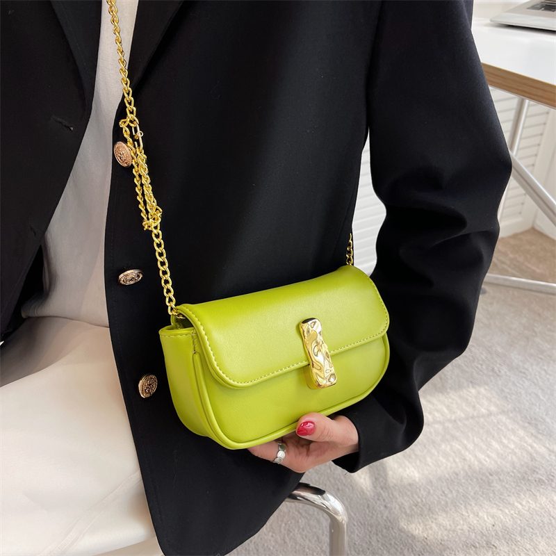 Cleo Læder Flap Crossbody Håndtaske - Sort