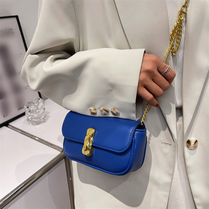 Cleo Læder Flap Crossbody Håndtaske - Sort