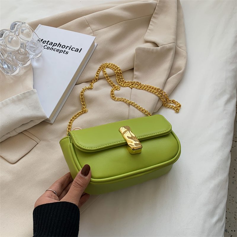 Cleo Læder Flap Crossbody Håndtaske - Sort