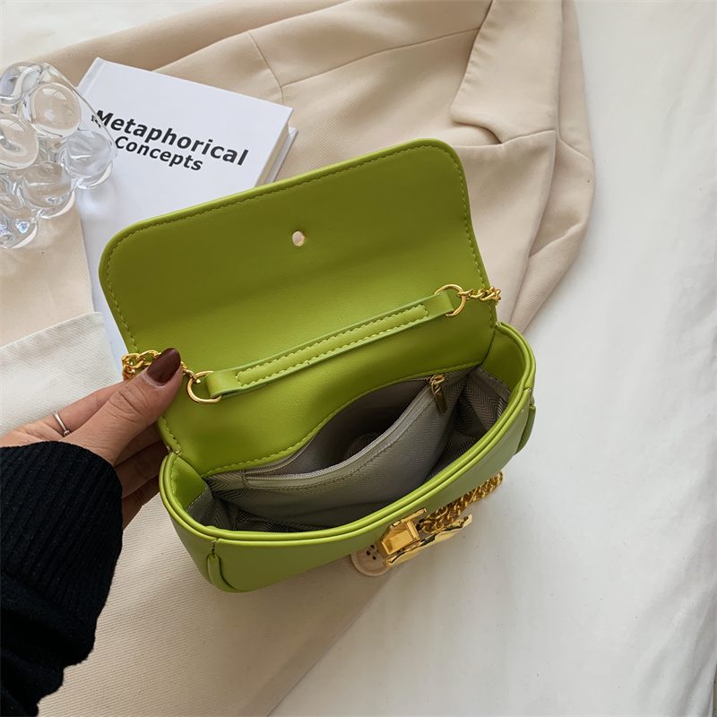 Cleo Læder Flap Crossbody Håndtaske - Sort