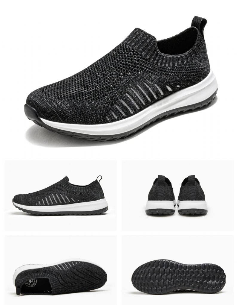 Clint Slip-on Casual Sko Til Mænd - Sort