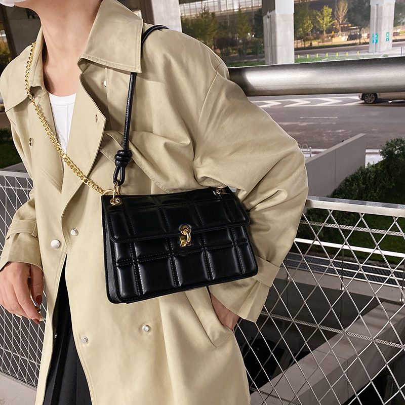 Colina Små Crossbody-tasker I Læder Til Kvinder - Sort