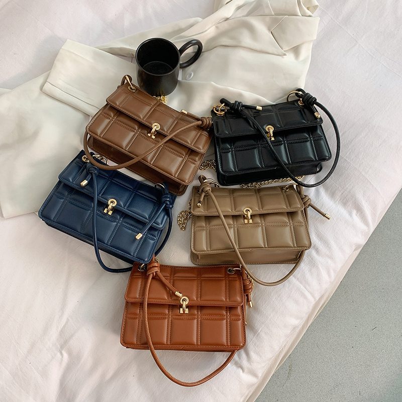 Colina Små Crossbody-tasker I Læder Til Kvinder - Sort