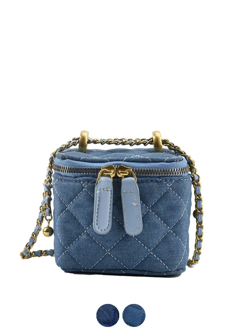 Collin Kviltet Mini Crossbody Håndtaske Til Kvinder