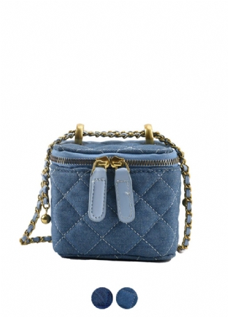 Collin Kviltet Mini Crossbody Håndtaske Til Kvinder