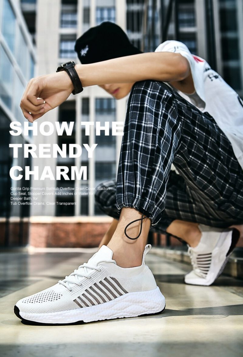 Colman Åndbar Unisex Sneaker - Hvid