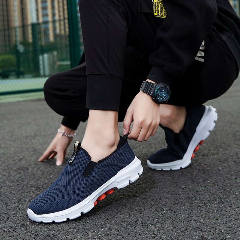 Colombo Slip-on Sneakers Til Mænd - Blå