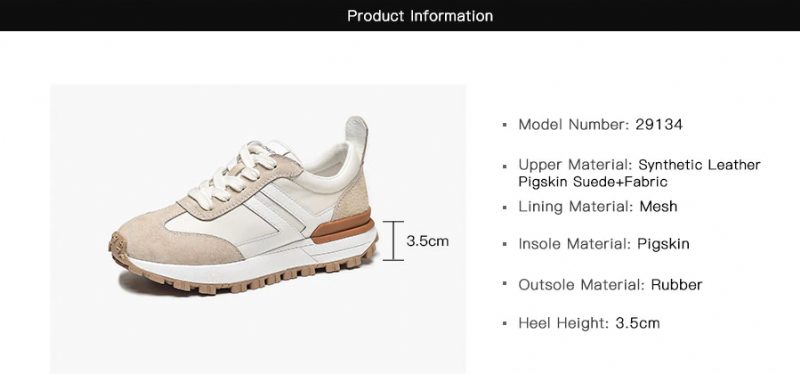 Colombo Sneaker I Ruskind Til Kvinder - Abrikos