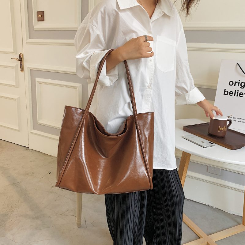 Columbo Designer Skuldertaske Til Kvinder - Brun