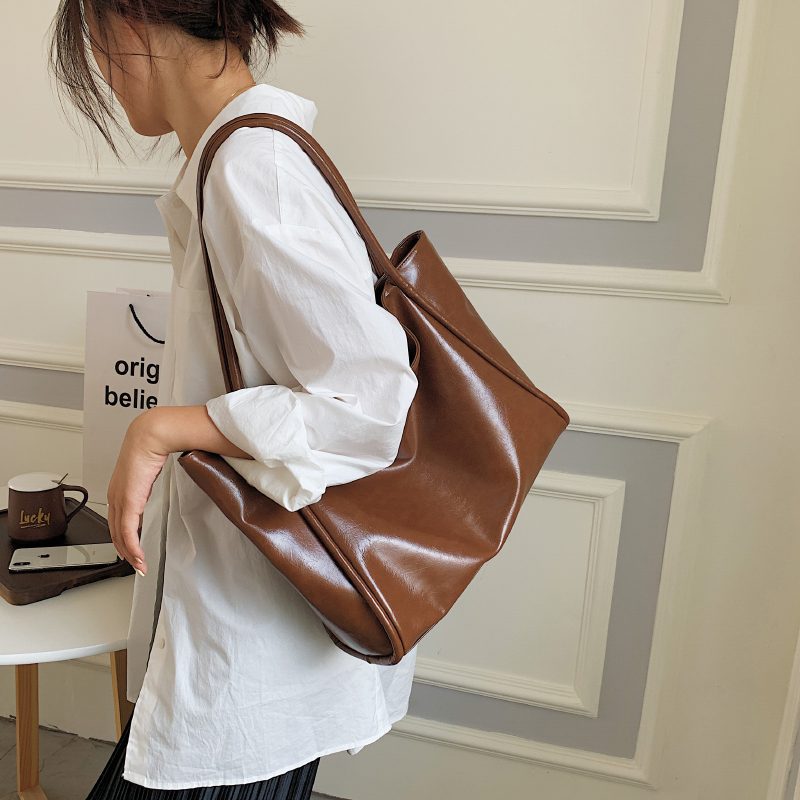 Columbo Designer Skuldertaske Til Kvinder - Brun