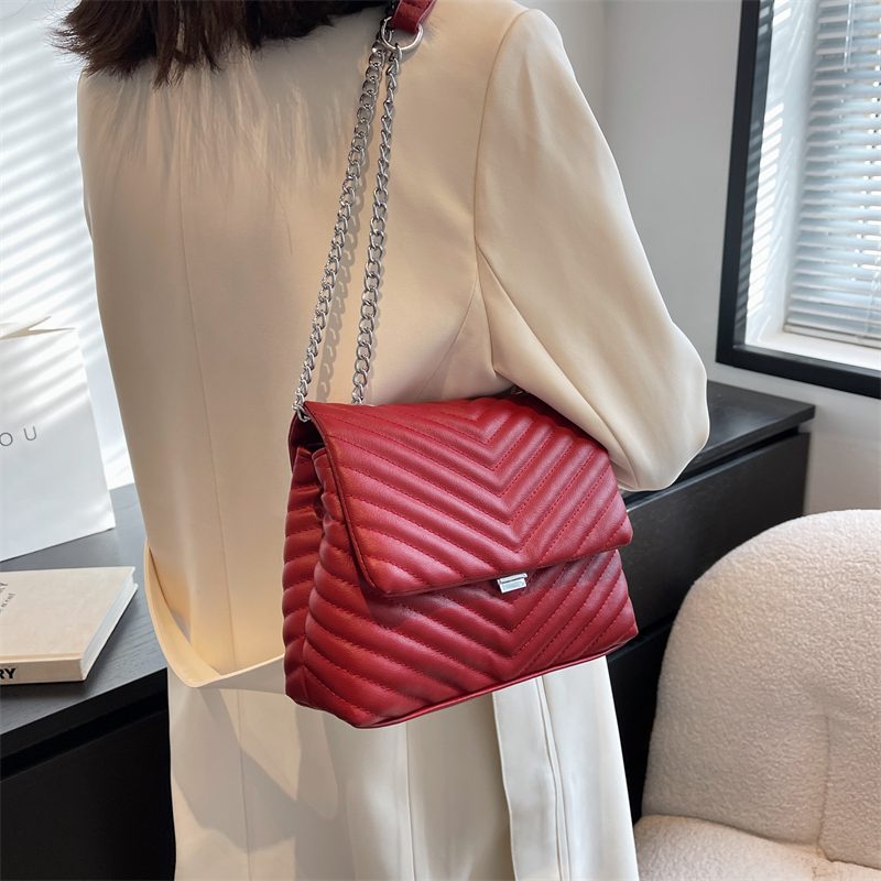 Conga Luksus Læder Crossbody Håndtaske Til Kvinder - Sort