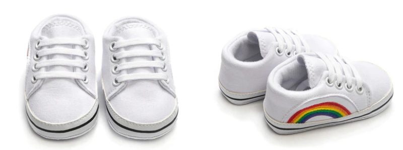 Conzo Unisex Afslappede Sneakers Til Børn - Hvid