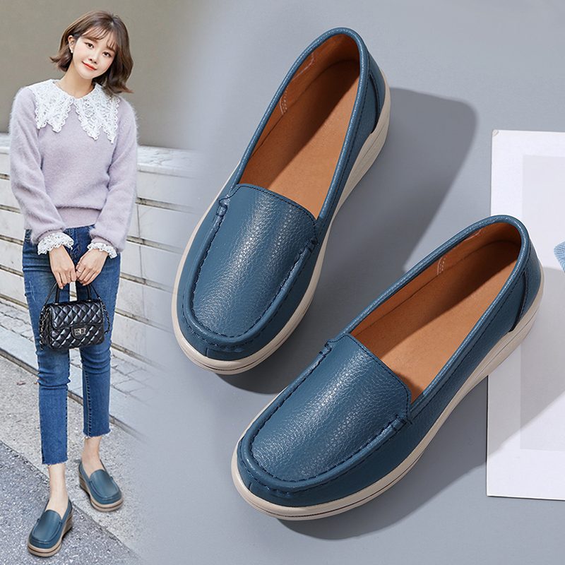 Coral Dame-platform Loafer Sko - Beige