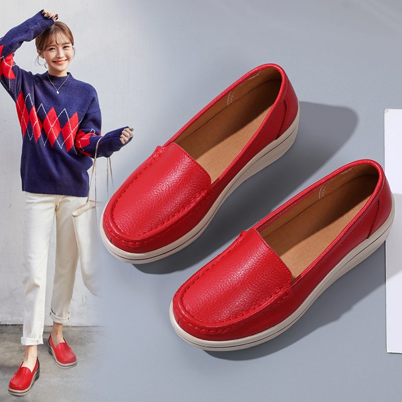 Coral Dame-platform Loafer Sko - Beige