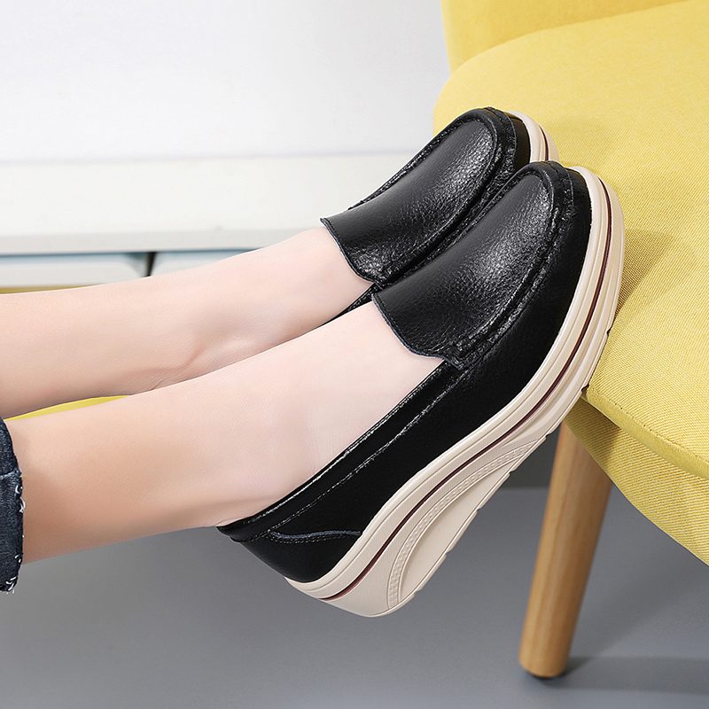 Coral Dame-platform Loafer Sko - Beige