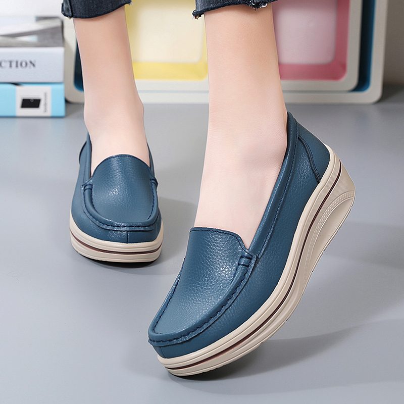 Coral Dame-platform Loafer Sko - Beige