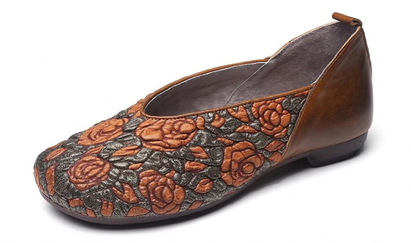 Coralia Dame Loafer Sko - Khaki