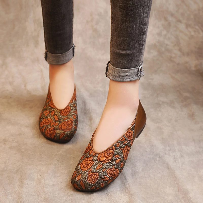 Coralia Dame Loafer Sko - Khaki