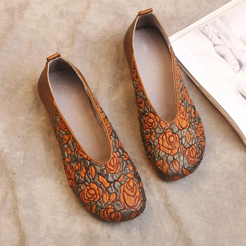 Coralia Dame Loafer Sko - Khaki