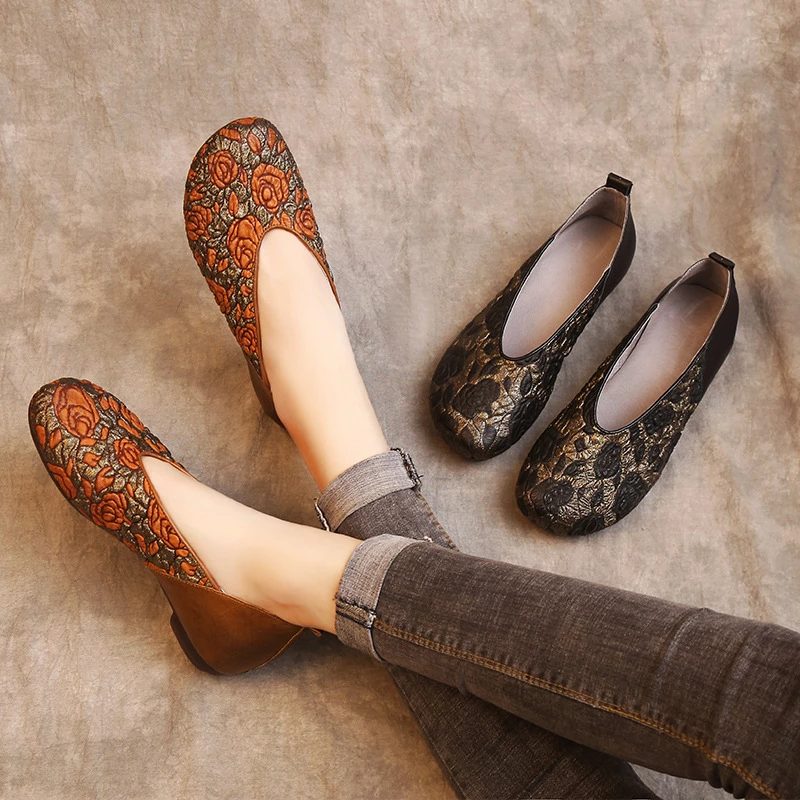 Coralia Dame Loafer Sko - Khaki