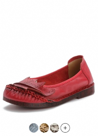 Coralia Flade Slip-on-sko I Læder Til Kvinder