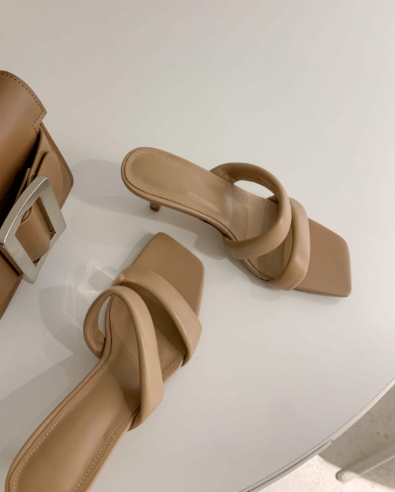 Corina Komfortabel Elegant Sandal Til Kvinder - Abrikos