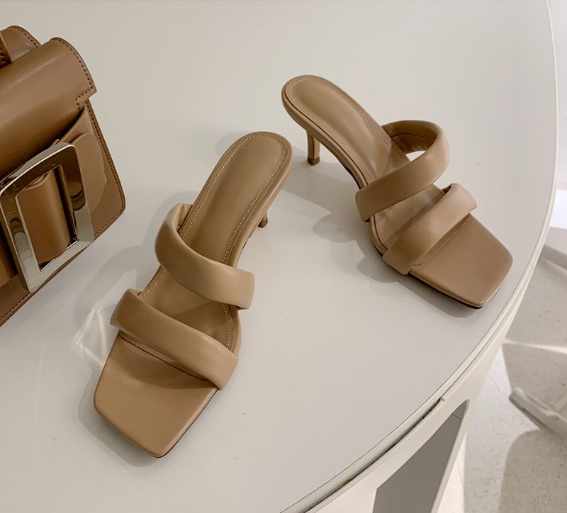 Corina Komfortabel Elegant Sandal Til Kvinder - Abrikos