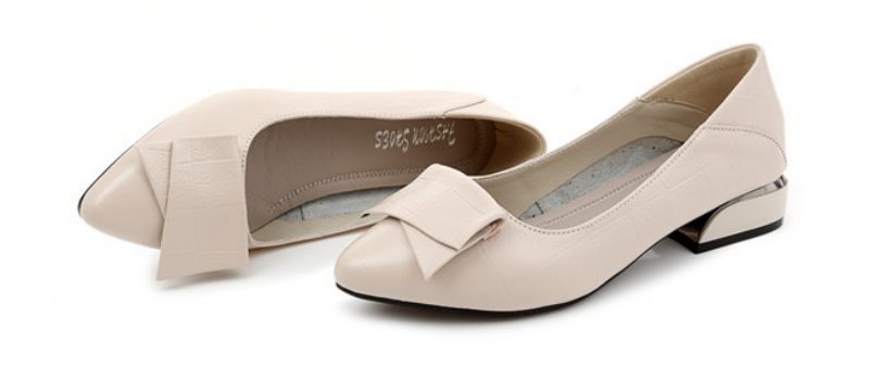 Corina Pumps-sko I Læder Til Kvinder - Beige