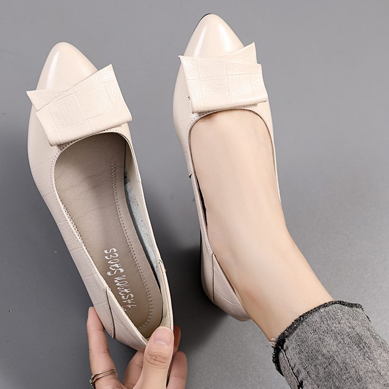 Corina Pumps-sko I Læder Til Kvinder - Beige