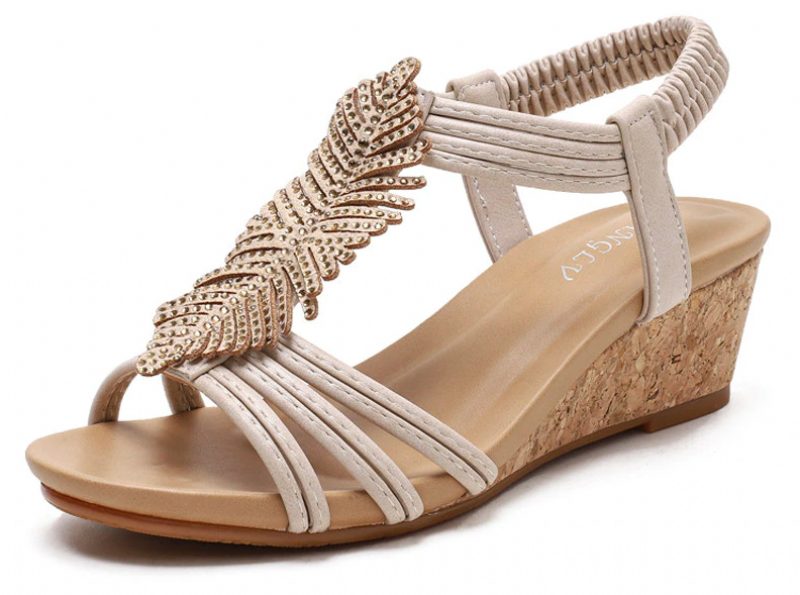 Cornelia Damesandaler Med T-strop - Sort