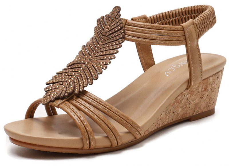 Cornelia Damesandaler Med T-strop - Sort