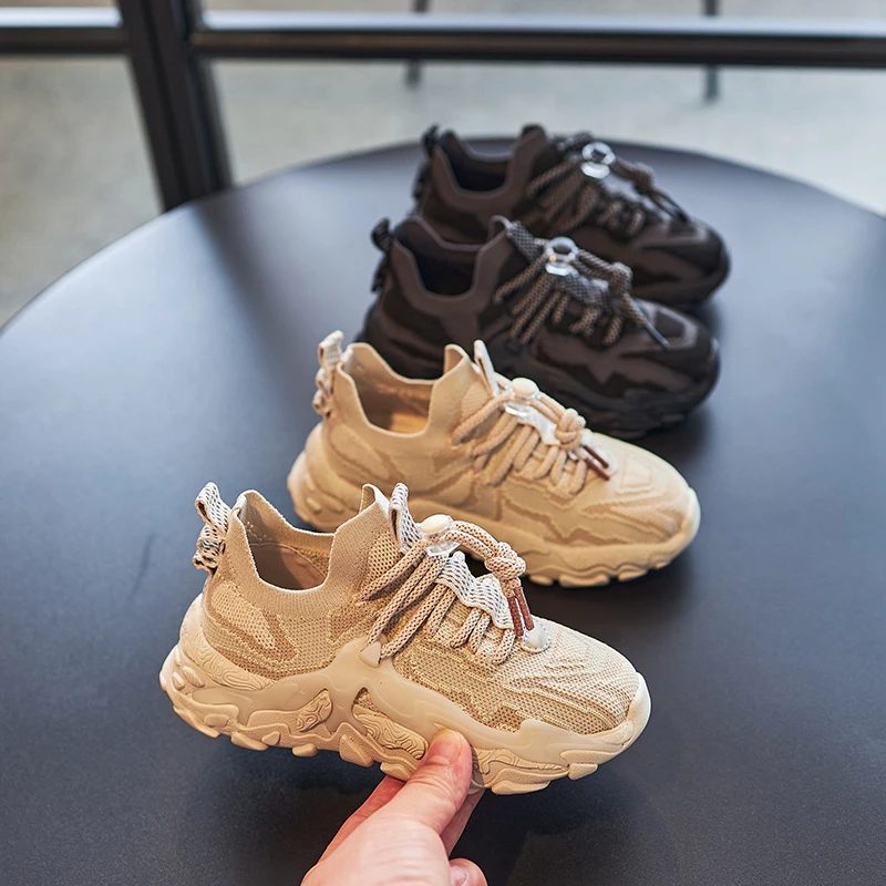 Cossio Unisex Løbesko Til Børn - Beige
