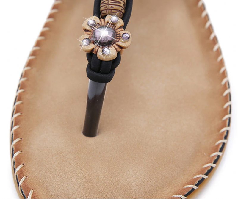 Cristal Flad Sandal Til Kvinder - Hvid
