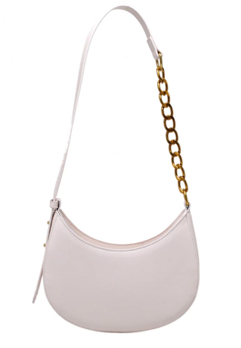 Cristi Crossbody-håndtaske I Læder Til Kvinder - Hvid