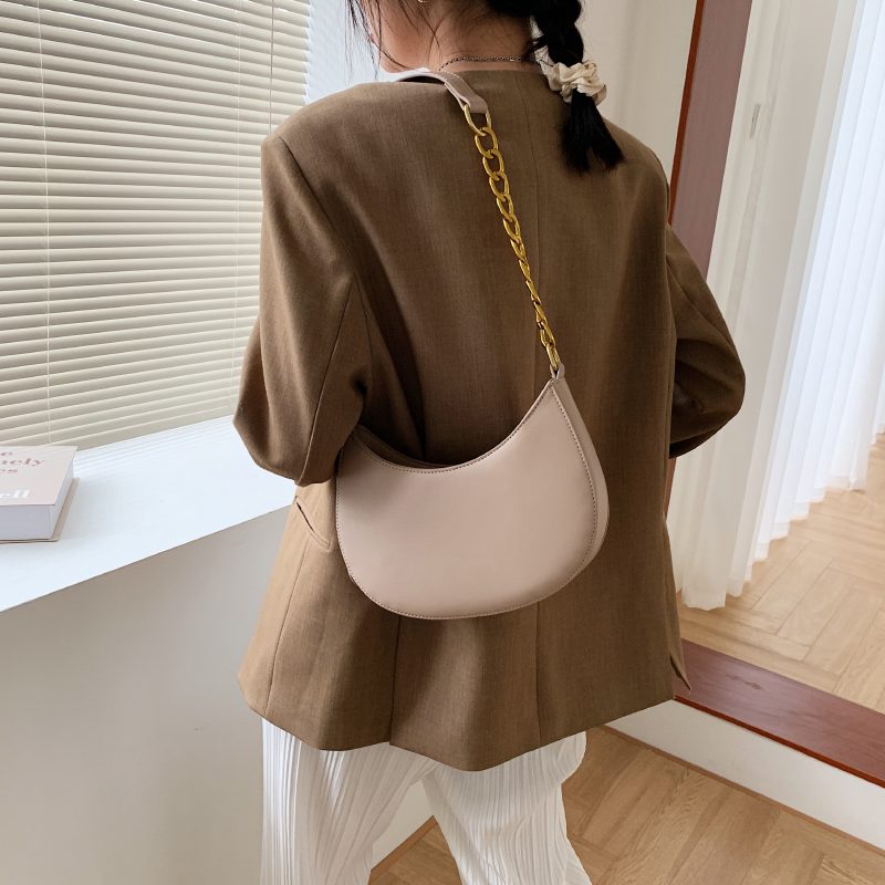Cristi Crossbody-håndtaske I Læder Til Kvinder - Hvid