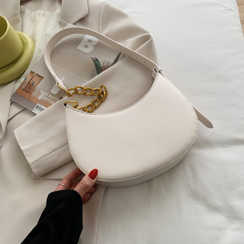 Cristi Crossbody-håndtaske I Læder Til Kvinder - Hvid