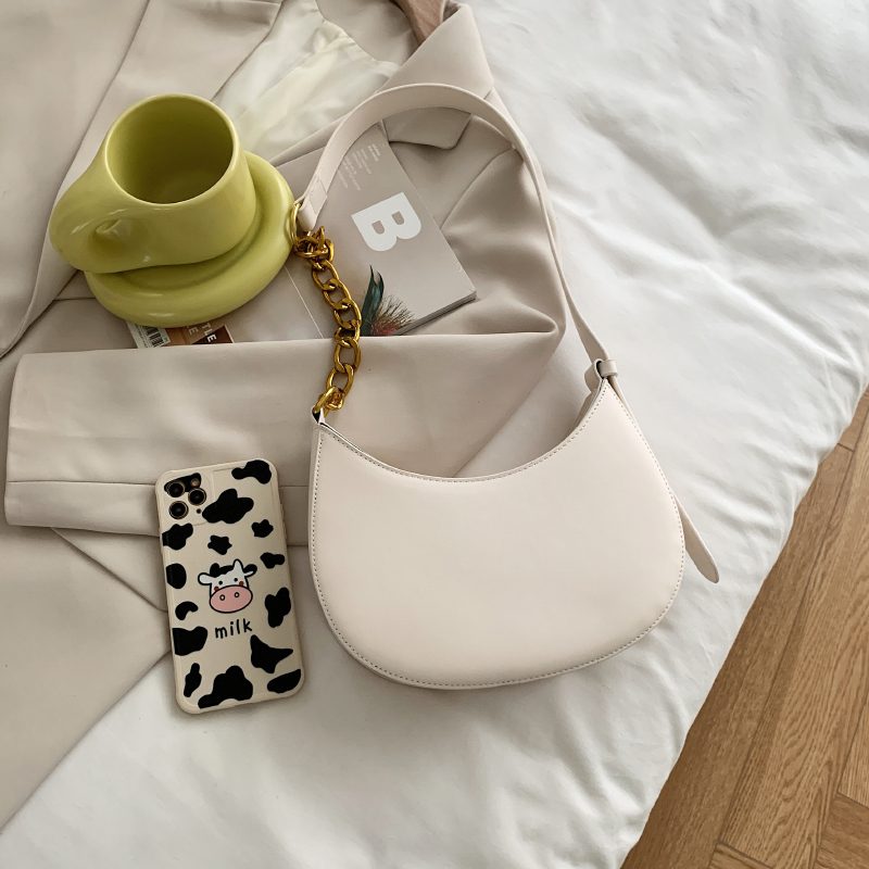 Cristi Crossbody-håndtaske I Læder Til Kvinder - Hvid