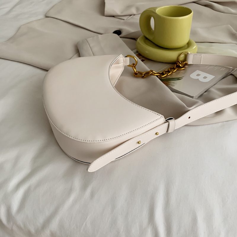 Cristi Crossbody-håndtaske I Læder Til Kvinder - Hvid
