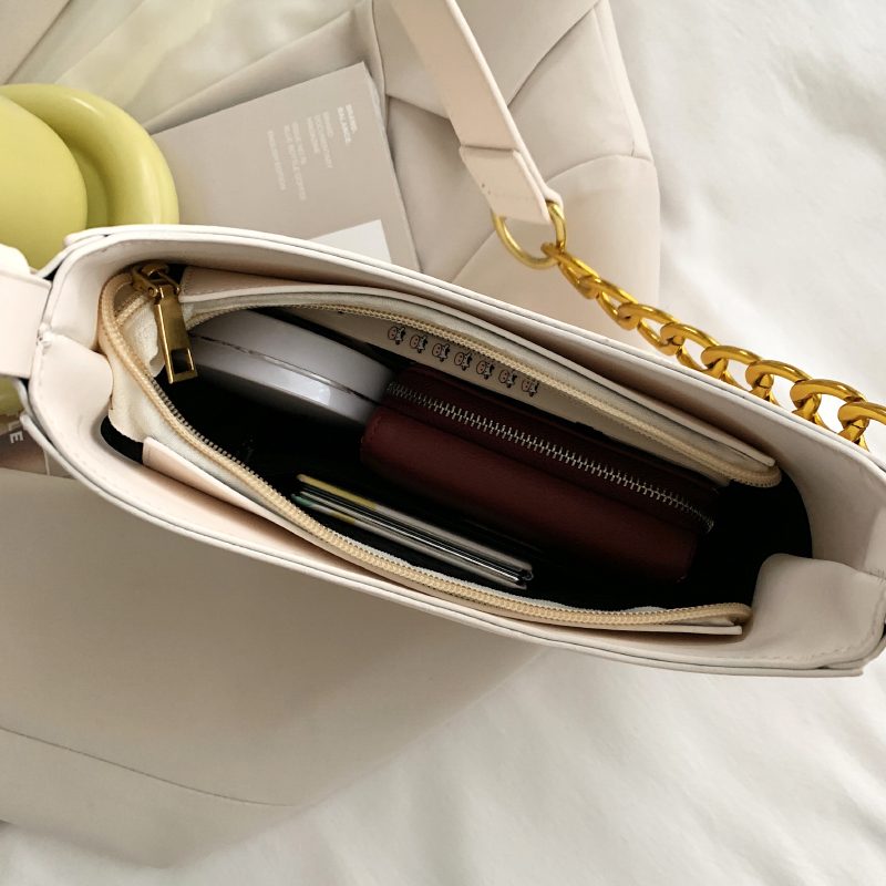 Cristi Crossbody-håndtaske I Læder Til Kvinder - Hvid