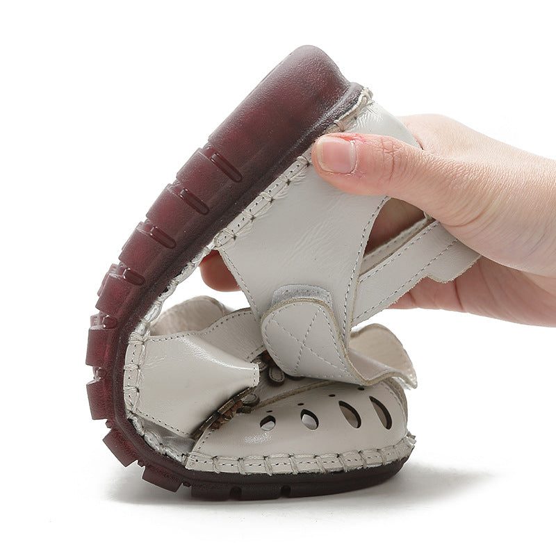 Dalena Flad Sandal Til Kvinder - Beige