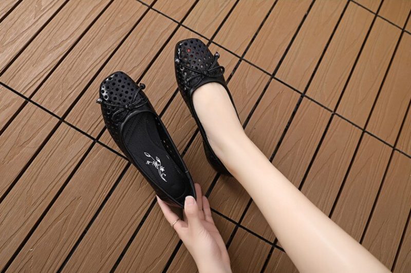Dalena Slip-on Sorte Sko Til Kvinder - Sort