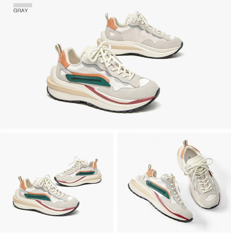 Dali Sneaker I Læder Med Snørebånd Til Kvinder - Sort